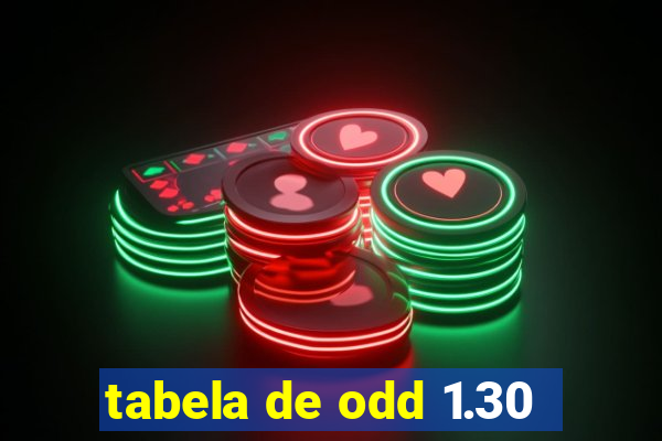 tabela de odd 1.30